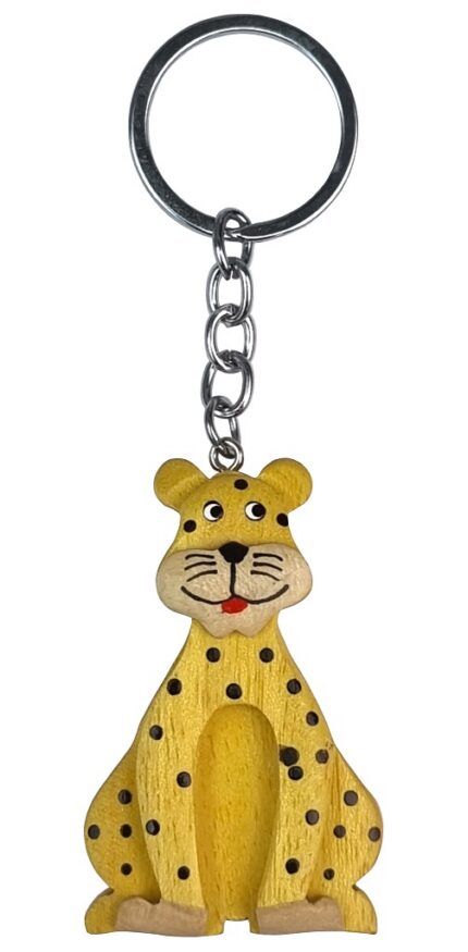 2Kids Toys Drevená kľúčenka veľká Leopard