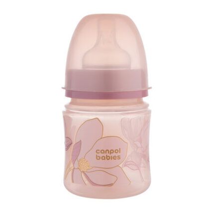 Antikoliková dojčenská fľaša EasyStart, 120 ml, GOLD, ružová