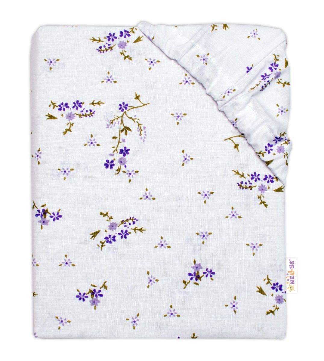 bavlnene-prestieradlo-levandula-baby-nellys-biela-fialova-140x70-cm