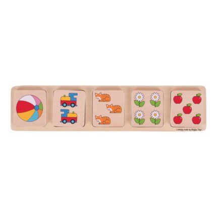 Bigjigs Toys Vkladacie puzzle počítanie
