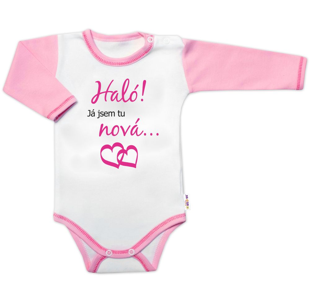 body-dlhy-rukav-s-vtipnym-textom-baby-nellys-halo-ja-jsem-tu-nova-vel-86-holka