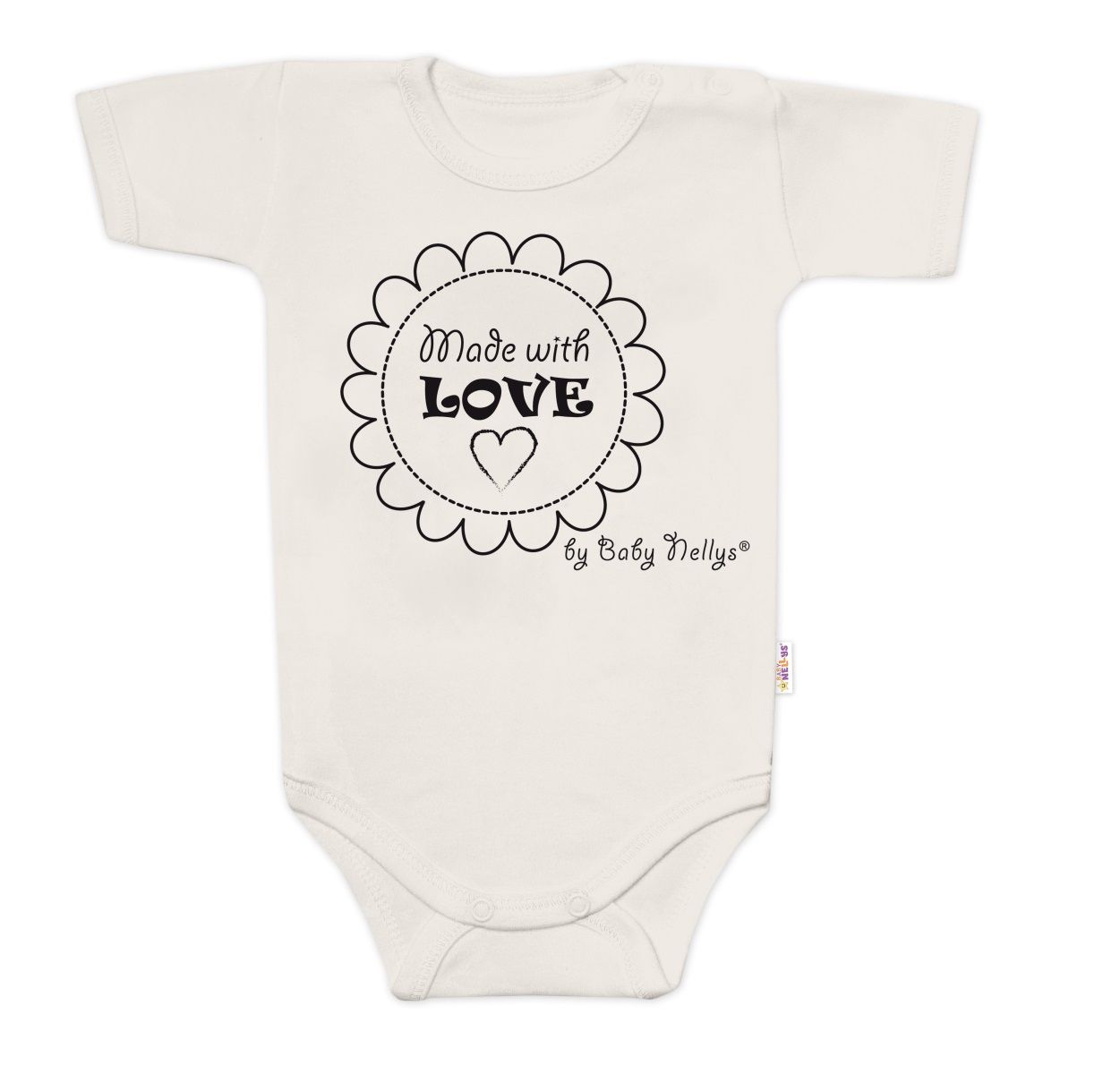 body-kratky-rukav-baby-nellys-made-with-love-bezove-vel-80
