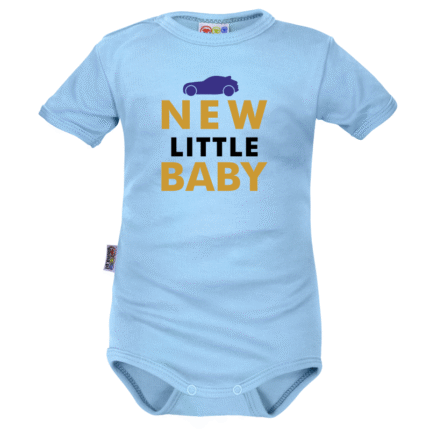 Body krátký rukáv Dejna New little Baby - Boy, modré, vel. 62