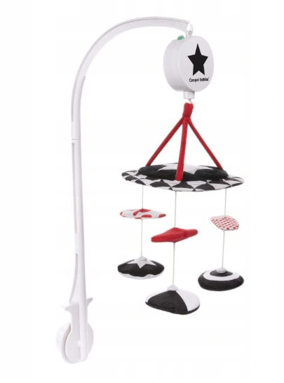 Canpol Babies Kontrastné plyšový kolotoč s melódiami SENSORY TOYS