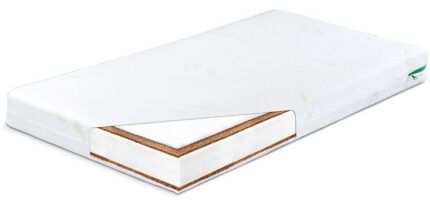 Detský matrac aloe kokos, pena, kokos, Aloe LUXE - 120x60x11cm