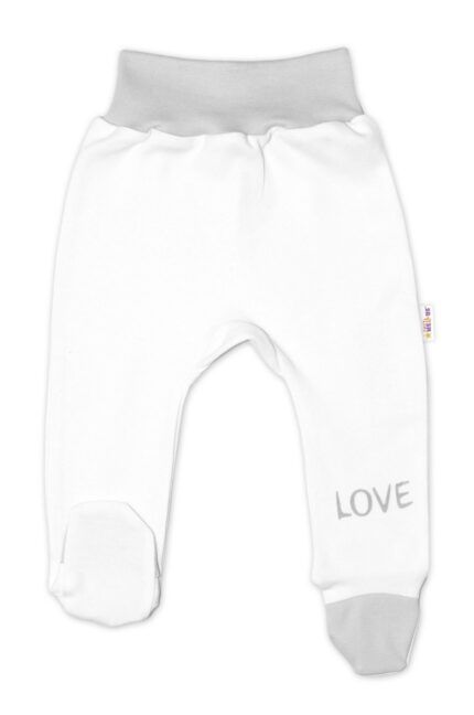 Dojčenské polodupačky, biele - Love