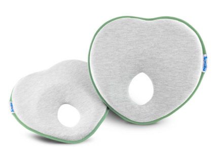 Ergonomický, tvarujúci vankúšik pre bábätko - zelený