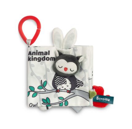 Kontrastná knižka pre bábätko black&white - Sova
