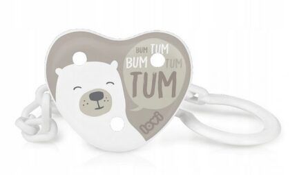 Lovi retiazka na cumlík s klipsou Buddy Bear, béžový / hnedý