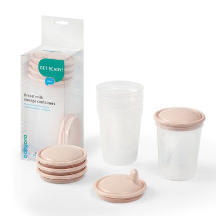 Nádoby na skladovanie a mrazenie detskej stravy 200 ml set, 4 ks