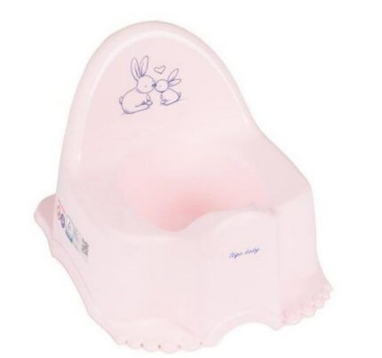 Nočník s melódiou Eco Bunny - ružový