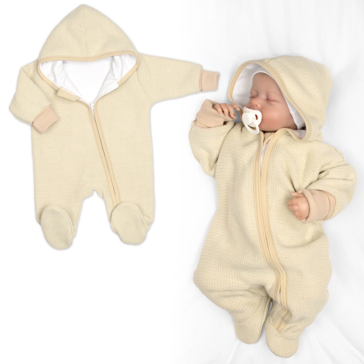 pleteny-overal-s-kapucnou-cute-bezova-vel-68