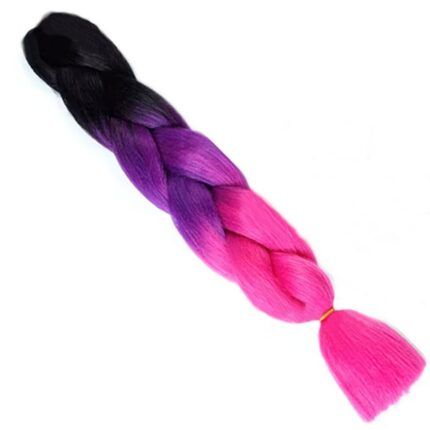 Pletený vrkôčik Jumbo Unicorn 60cm