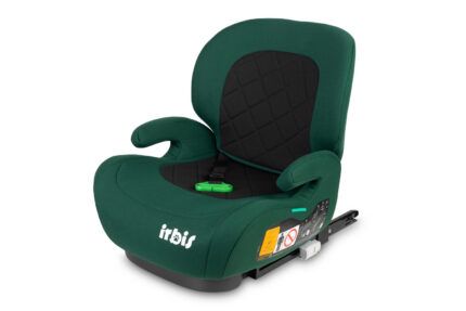 Podsedák, autosedačka Irbis i-Size 125–150 cm s ISOFIX – zelená