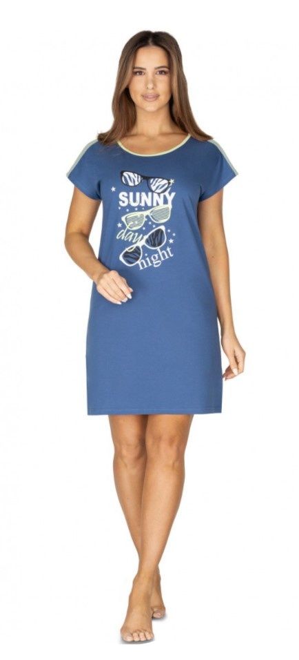regina-damska-nocna-kosela-sunny-day-night-tmavo-modra-vel-l