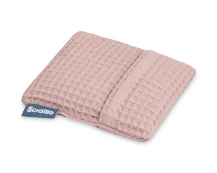Termofor Wafel Premium retro ružový – čerešňové kôstky, kôstky