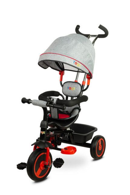 Trojkolka Buzz Grey, červená