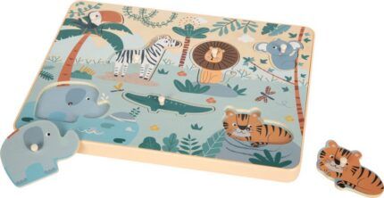 Vkladacie puzzle so zvukmi Safari
