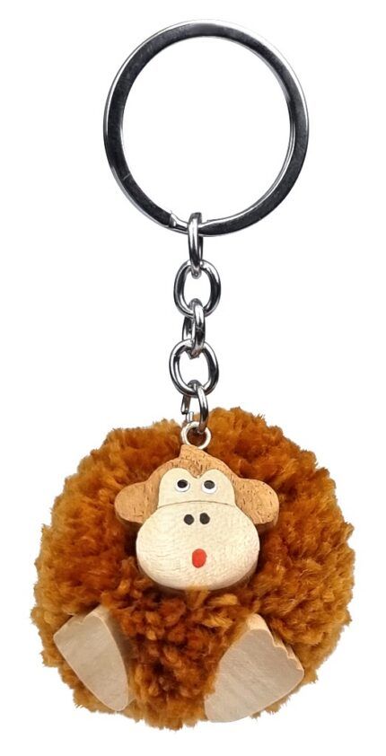 2Kids Toys Drevená kľúčenka brmbolec Opica