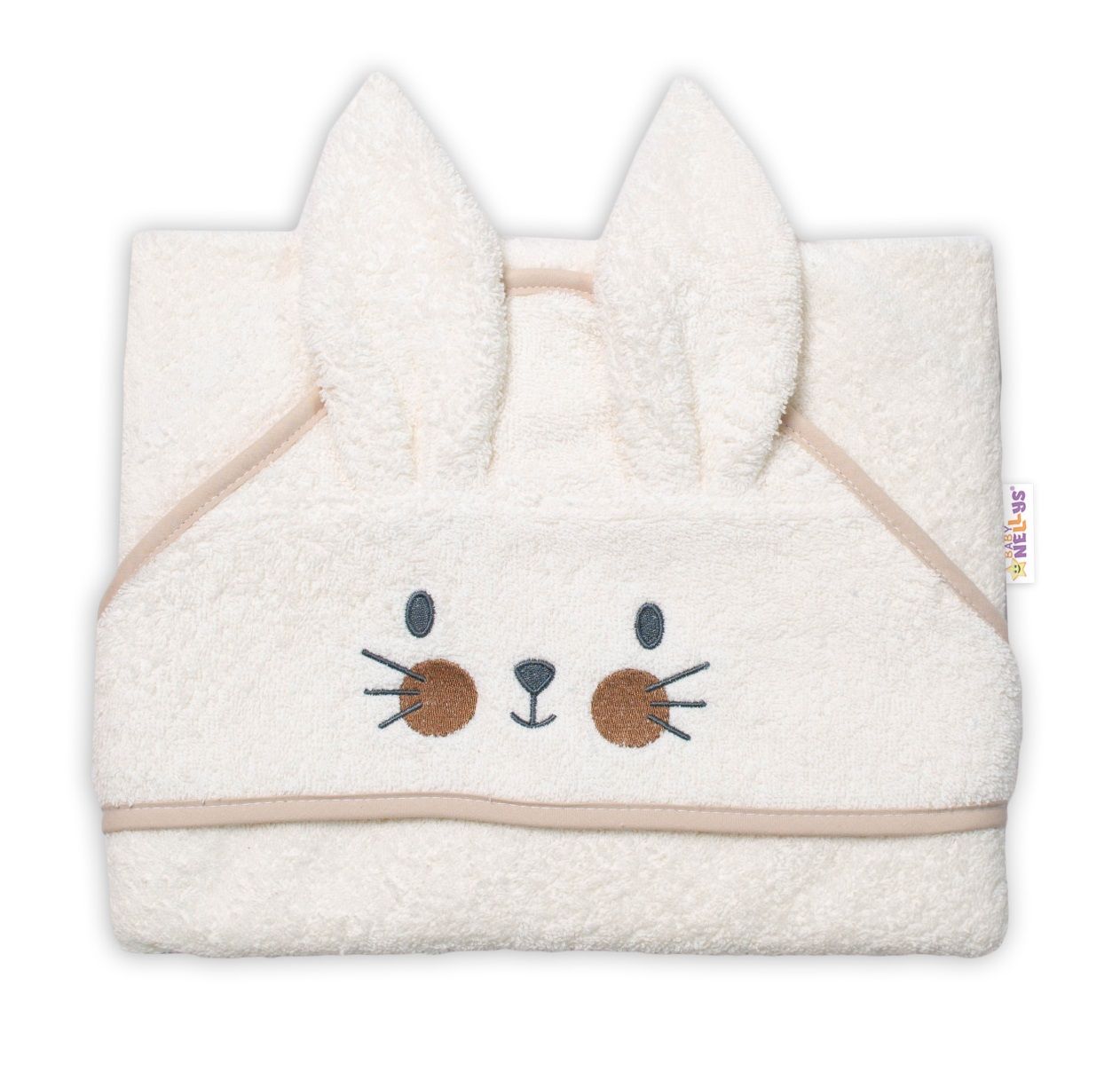 baby-nellys-frote-osuska-s-kapucnou-80-x-80-cm-bunny-smotanova