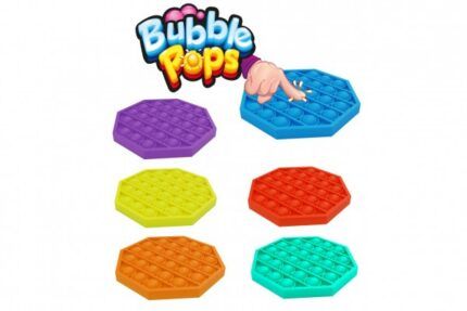 Bubble pops - Praskající bubliny silikon antistresová spol. hra, oranžová - 1ks