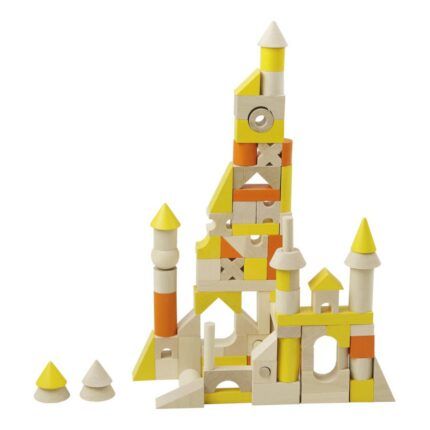 Detoa Drevené kocky L 96 dielikov