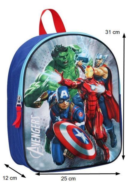 Detský batoh Avengers s 3D efektom
