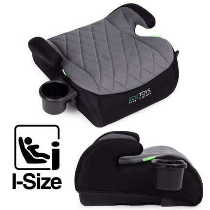Detský podsedák do auta i-Size s držiakom na nápoje 125–150 cm