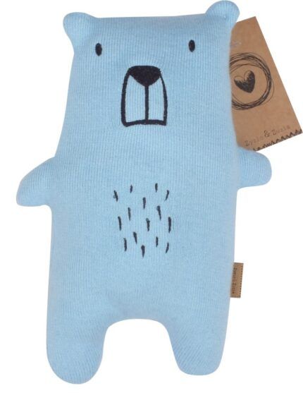 Maznáčik, dekoracia pre bábätká Z&Z Maxi Bear 46 cm, modrý