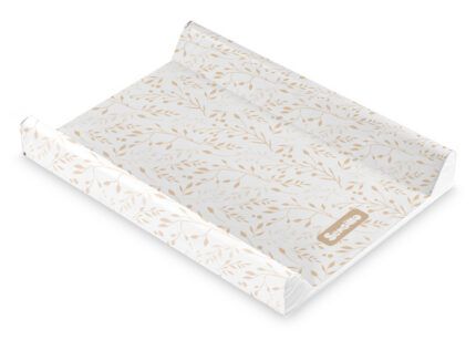 Prebaľovacia podložka, tvrdá 70 x 49 x 9,5 cm - béžové lístky