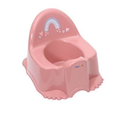 Tega Baby Nočník s melódiou Eco Dúha - ružový
