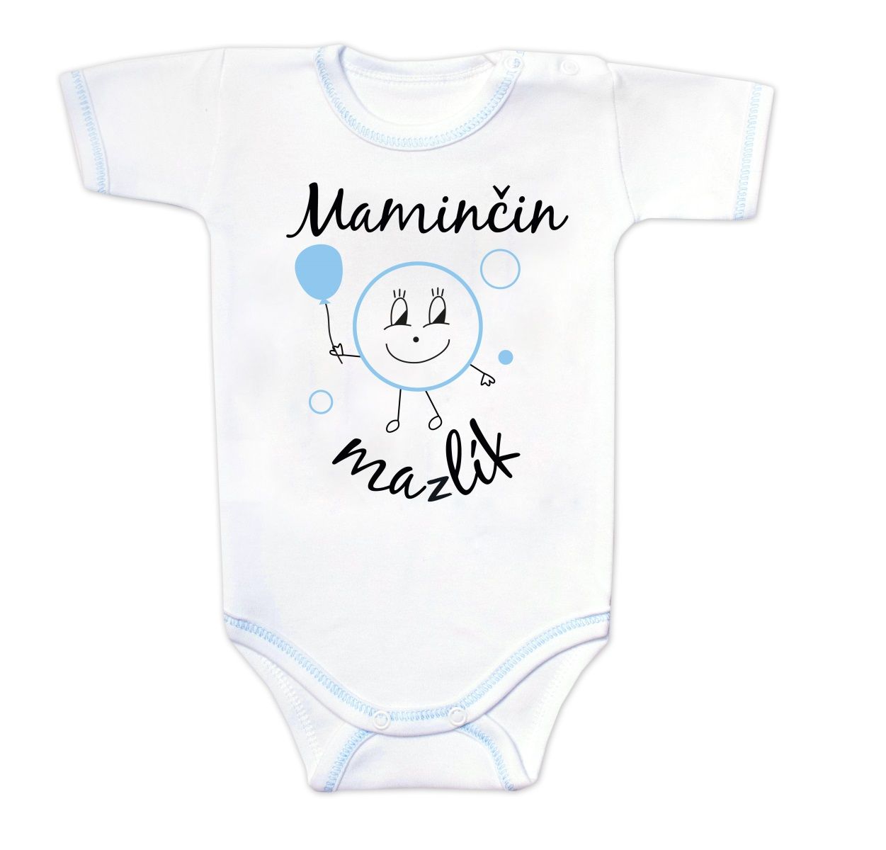 body-kratky-rukav-s-vtipnym-textom-baby-nellys-mamincin-mazlik-vel-62